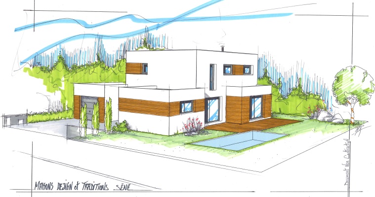 ébauche de plan de maison