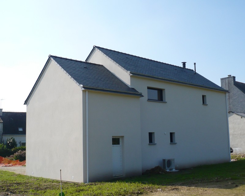 Enduit gris carnac et blanc de la côtecôté ombre - Plougoumelen