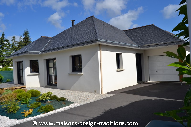 Maison de plain-pied en Morbihan