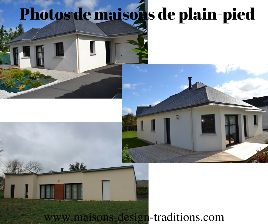 Photo de réalisation de maisons de plain-pied