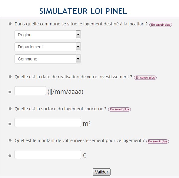 Simulateur pinel